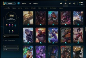 Conta ouro 2 com 67 champs e 106 skins - League of Legends LOL