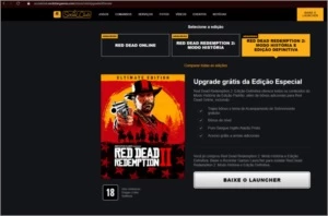 Conta Red Dead Redemption 2 Edição Definitiva Rockstar - Jogos (Mídia Digital)