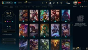 conta League of Legends 341 skins d4 LOL