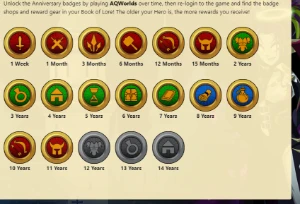 AQW Conta Antiga de 2012 Conta full Acesso - Adventure Quest World