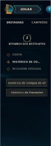 Conta Mestre 62% Wr - Main Jg - 145 Essência Mitica - League of Legends LOL