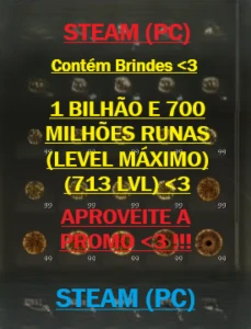Elden Ring -1 Bilhão e 700 Milhões Runas + Brindes - STEAM