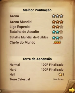 Summoners War: Sky Arena Conta 50 NAT e Muito Recursos