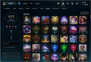 Conta LOL 724 skins + Conta Valorant - League of Legends