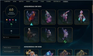 Conta LOL 724 skins + Conta Valorant - League of Legends