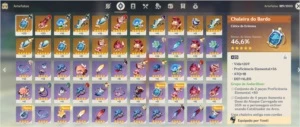 Genshin Impact - Diluc, Venti, Klee, Mona, Qiqi  rank 44