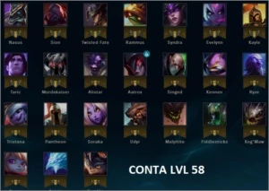 Conta 21 Skin 3 Do YASUO - League of Legends LOL