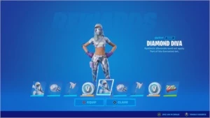 Pacote Inicial Diva Diamante Fortnite