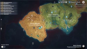 Conta AR 54 com Eula, Venti, Kokomi e outros - Genshin Impact