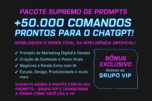 O Maior Pacote De Prompts Do Chatgpt Já Criado! – +50.000K - Outros
