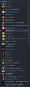 Conta Steam PROMO 8 anos + 58 Jogos