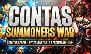 Conta Summoners War | Contas Summoners War Reroll