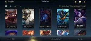 conta wild rift 26 skins - League of Legends: Wild Rift LOL WR