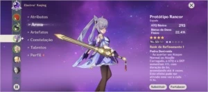 Genshin impact AR 31 NA - Diluc+Keging+venti+ 3 armas 5