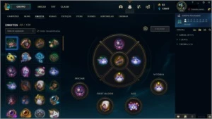 Conta LOL D2 (83 Skins/120 Campeões) - League of Legends