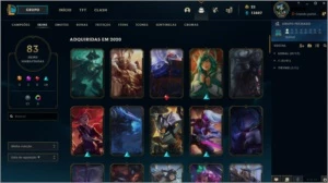 Conta LOL D2 (83 Skins/120 Campeões) - League of Legends