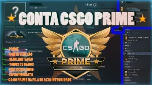 Conta Cs2 Prime | Nfa | Medalhas - Counter Strike