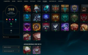 Conta Lol 2013/Dima 4/Ex Desafiante/Todos Champs/291Skins - League of Legends