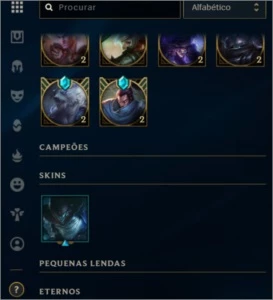 Conta de lol de 2014 ( Está na MD10) (Última season plat3) - League of Legends
