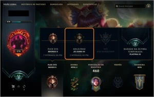 Conta de lol de 2014 ( Está na MD10) (Última season plat3) - League of Legends