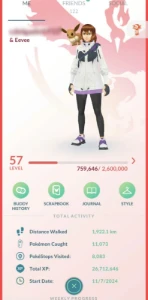 Conta De 2024 Lvl 57/76 Shiny/43 Legendary/36 Event/32 4* - Pokémon