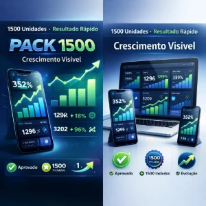 Pack 1500 ⚡ Cresça Rápido e Ganhe Destaque - Outros