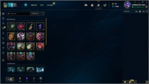 Conta League of Legends, Prata 2, 57 skins, 121 campeÃµes LOL