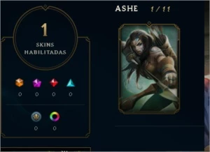 Conta de league of legends 24 campeões 1 skin unranked LOL