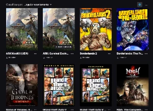 vendo cnta da epic games com red dead redemption 2 e GTA