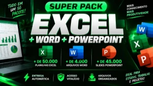 Mega Biblioteca Profissional Office — 99 Mil+ Modelos de Exc - Planilhas e Dashboards