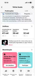 Conta no tiktok 26k seguidores Tiktokshop + Monetização - Redes Sociais