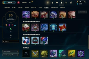 Conta Com Skin Singed Pelotão Riot (Ultra Rara) Ícones 2012 - League of Legends LOL