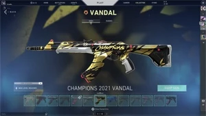 CONTA RADIANTE 2EP 2K GASTOS KIT CHAMPIONS E ADAGA DELIQUIO - Valorant