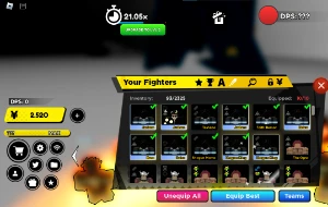 Conta de roblox + anime Fighters+ blox fruits