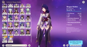 Conta Genshin Impact AR56 | Ganyu + Nilou + Ayaka |