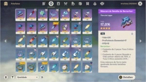 Conta de genshin, lvl 27 com 3 personagens t3 - Genshin Impact