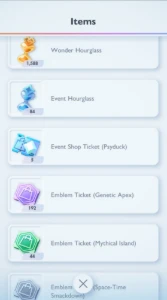 Conta Pokemon TCG Pocket 4 emblemas de Mestre, 3 Cartas Gol - Pokemon GO