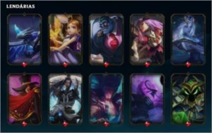 Conta LoL; Gold; Skins - League of Legends