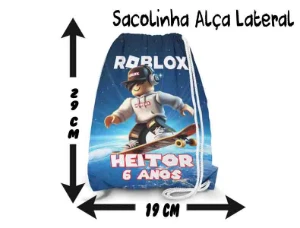 Saquinho personalizado ROBLOX - Artesanato e Personalizados