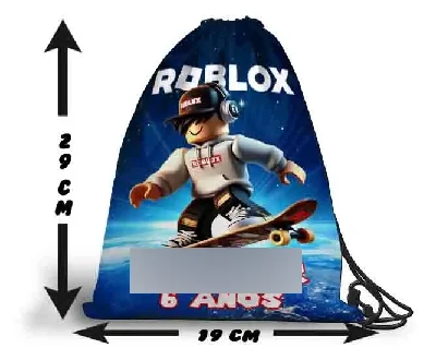 Saquinho personalizado ROBLOX - Artesanato e Personalizados