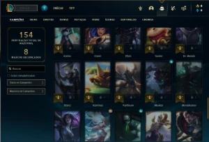 Conta Mestre com 60 Champs e 20 Skins + 11 Cromas - League of Legends LOL