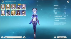 AR44/ 5* GANYU, SHENHE E KEQING - Genshin Impact