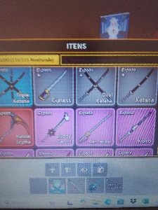 Essa conta e uma conta de blox fuits e blue lock rivals - Roblox