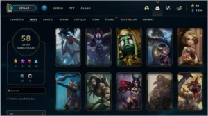 conta de league of legends LOL