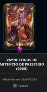 Conta Diamante Com Todas Skins Da Loja(Muitas Raras) - League of Legends LOL