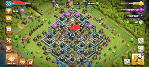 Cv15+cv13 com bilhete ativo - Clash of Clans