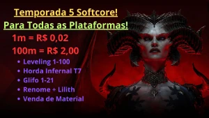 Diablo 4 Temporada 5 Softcore - GOLD + SERVICE - Blizzard