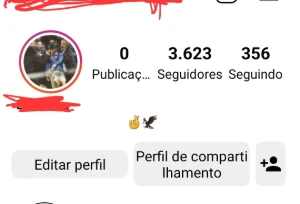 Conta Instagram Com 3000 Seguidores. - Redes Sociais