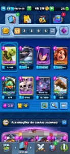 Conta Clash royale arena 14