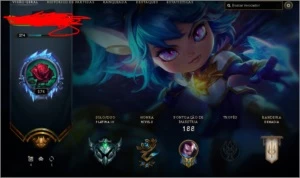 conta lol lvl 270 - League of Legends